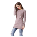 PK18A73HX Pullover Women Dress Cuello redondo Cashmere Sweater